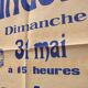 Affiche "Courses de Langon" années 1930