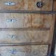 Antique chest of drawers with 4 drawers of Epoque Louis Philippe in solid walnut wood and walnut veneer - Totalme