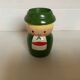 Coquetier wood painted small character