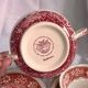Tasses à soupe Villeroy et Boch Rusticana avec soucoupes.