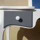 Small white and grey wooden dressing table