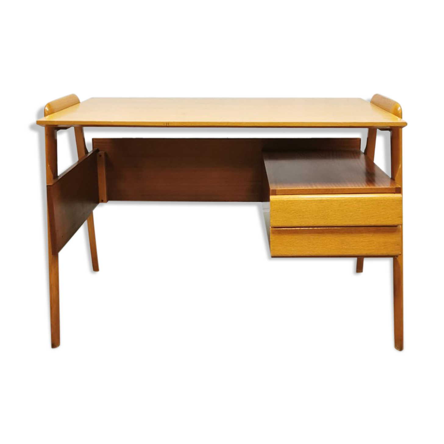 Midcentury Italian design writing desk Vittorio Dassi