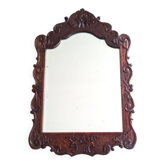 Grand Miroir Sculpté Style Néo-Régence