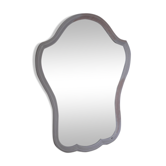 Miroir coquille en bois 69x52cm