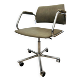Vintage Khaki Office Desk Chair by Kovona, 1970’s