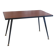Table basse moderniste en métal et bois - mid. XXeme