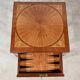 Mahogany and marquetry games table, Art Nouveau, 1920
