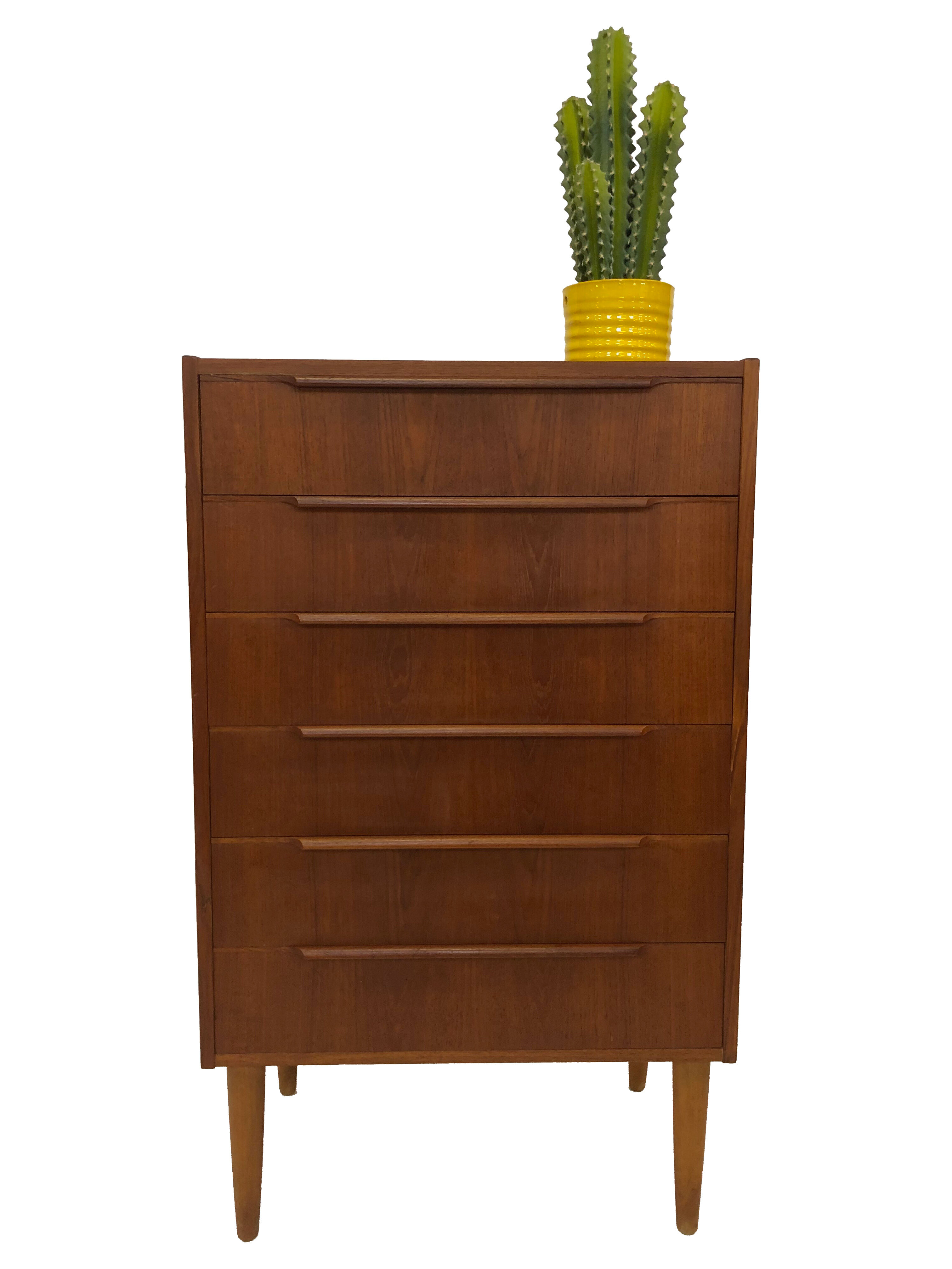 Convenient dresser vintage danish design teak