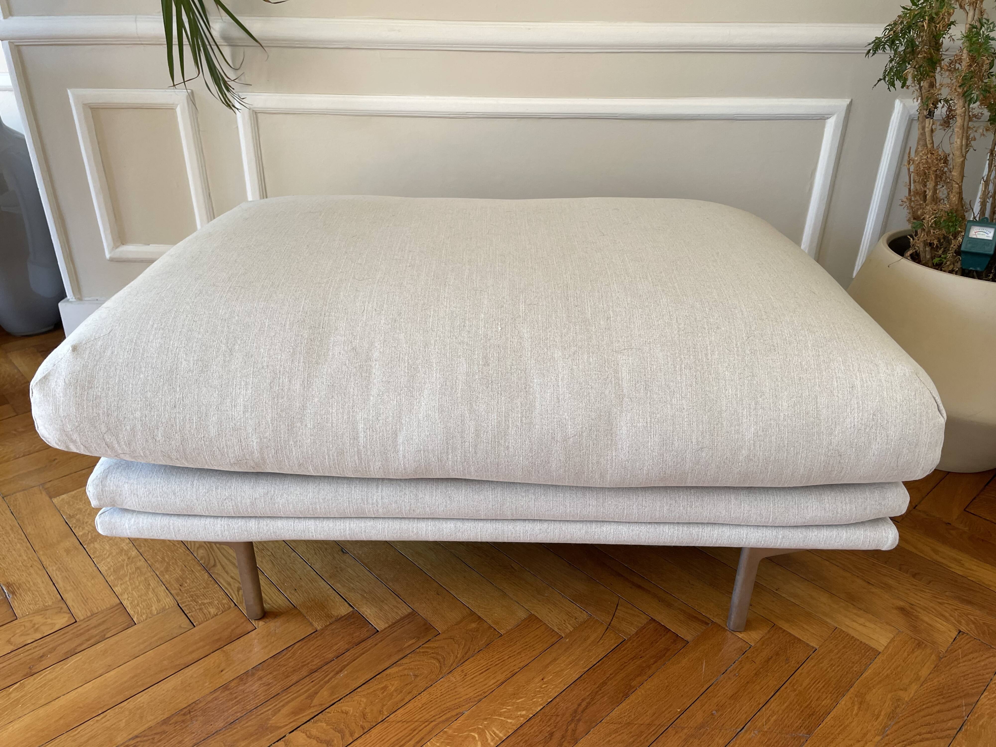 Pouf bolia lomi – light grey – design meike harde