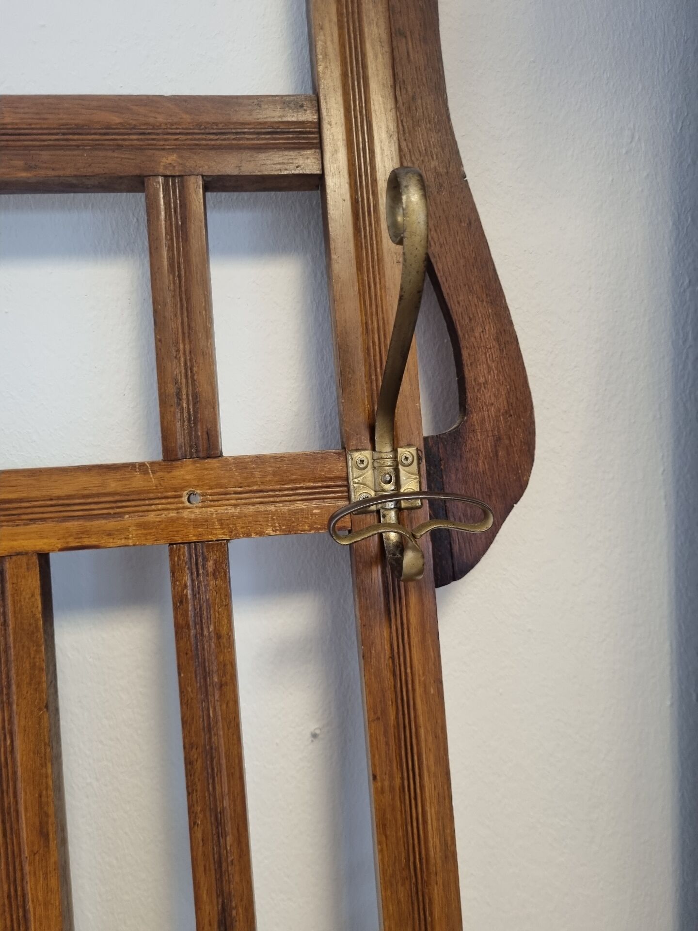 Old vintage coat rack wardrobe