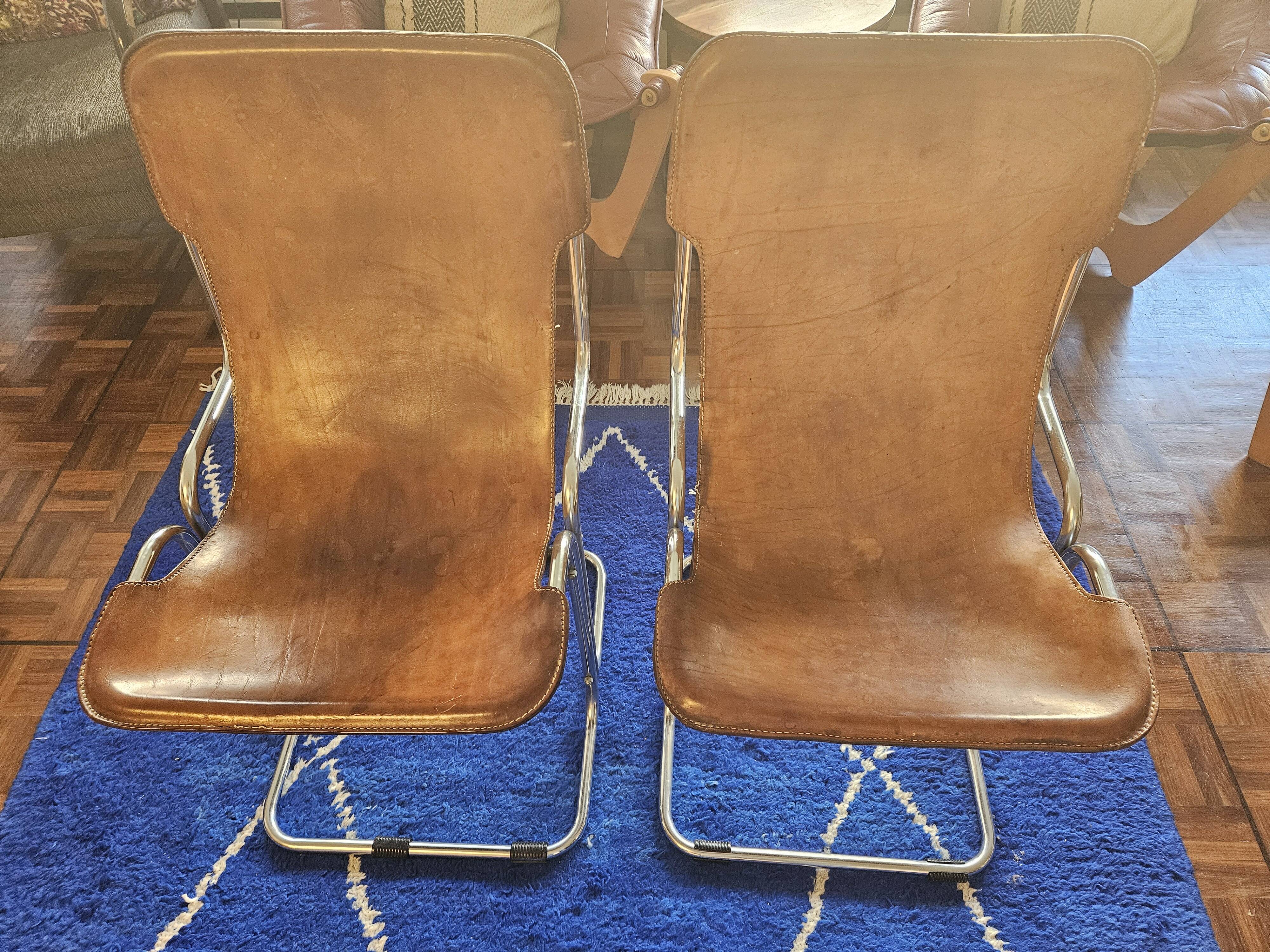 Paire de chaises modèle "calla" par antonio ari colombo pour arflex