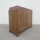 Ancienne commode en bois et marbre