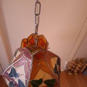 Tiffany-style stained glass pendant light