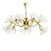 Beautiful brass chandelier by Emil Stejnar for Rupert Nikoll