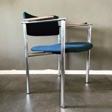 Tubular steel armchair Kiki by Ilmari Tapiovaara for Merva Finland 1960