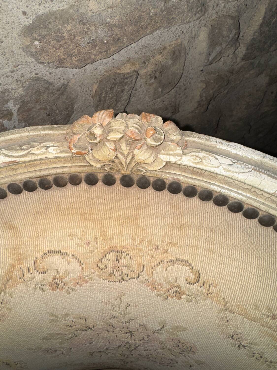 Vintage Louis XV style armchair