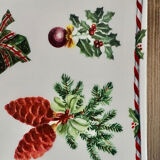 Ravier earthenware tray Gien Noel