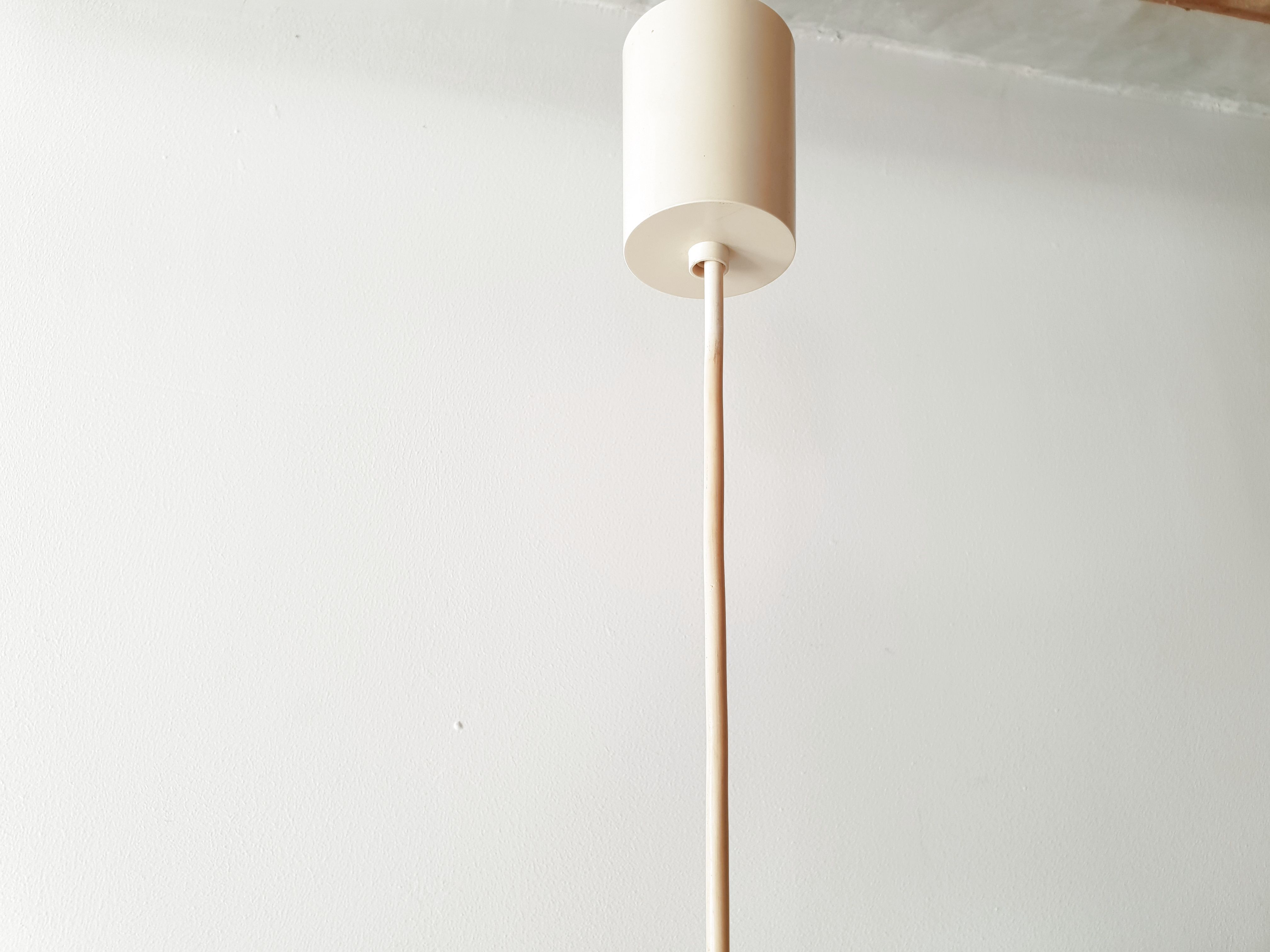 Scandinavian brushed steel hnaging 1960 vintage