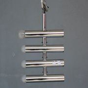 Chrome chandelier vintage 1970 swivel design