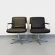 Pair of vintage office armchairs from the 60s and 70s by Wilkhahn