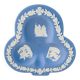Small Wedgwood blue jasperware trinket dish – England