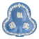 Small Wedgwood blue jasperware trinket dish – England