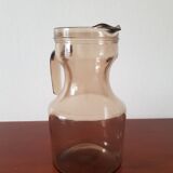 Carafe en verre noir