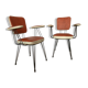 Paire de fauteuils années 50/60