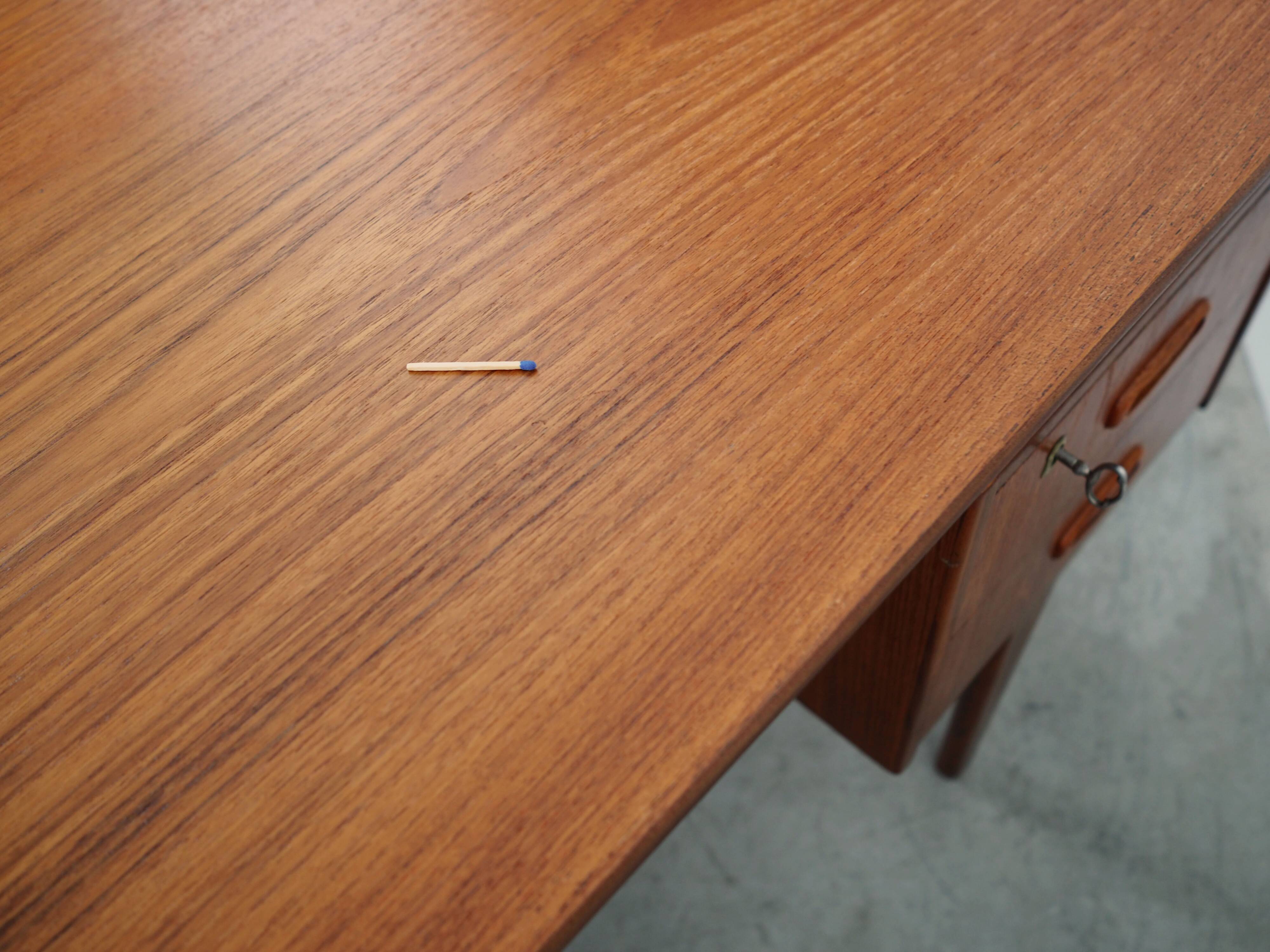 Teak desk, Danish design, 1970s, production: Denmark