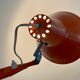 Office lamp architect aluminor France vintage 70s orange