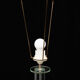 Lampadaire en verre par Doli Design Holland années 1980