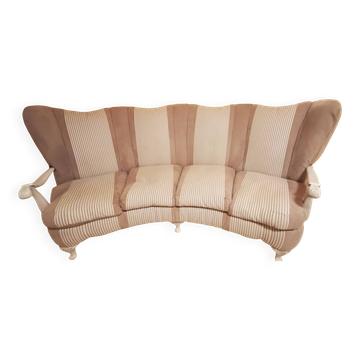 Baroque style curved sofa