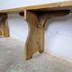Grand banc de ferme en pin