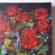 Tableau de fleurs rouges