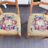 Pair of Vintage 60s Canvas Chairs