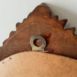 Vintage rocaille mirror in gilded wood