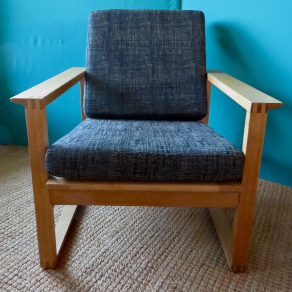 Fauteuil par Borge Mogensen, Danemark 1965