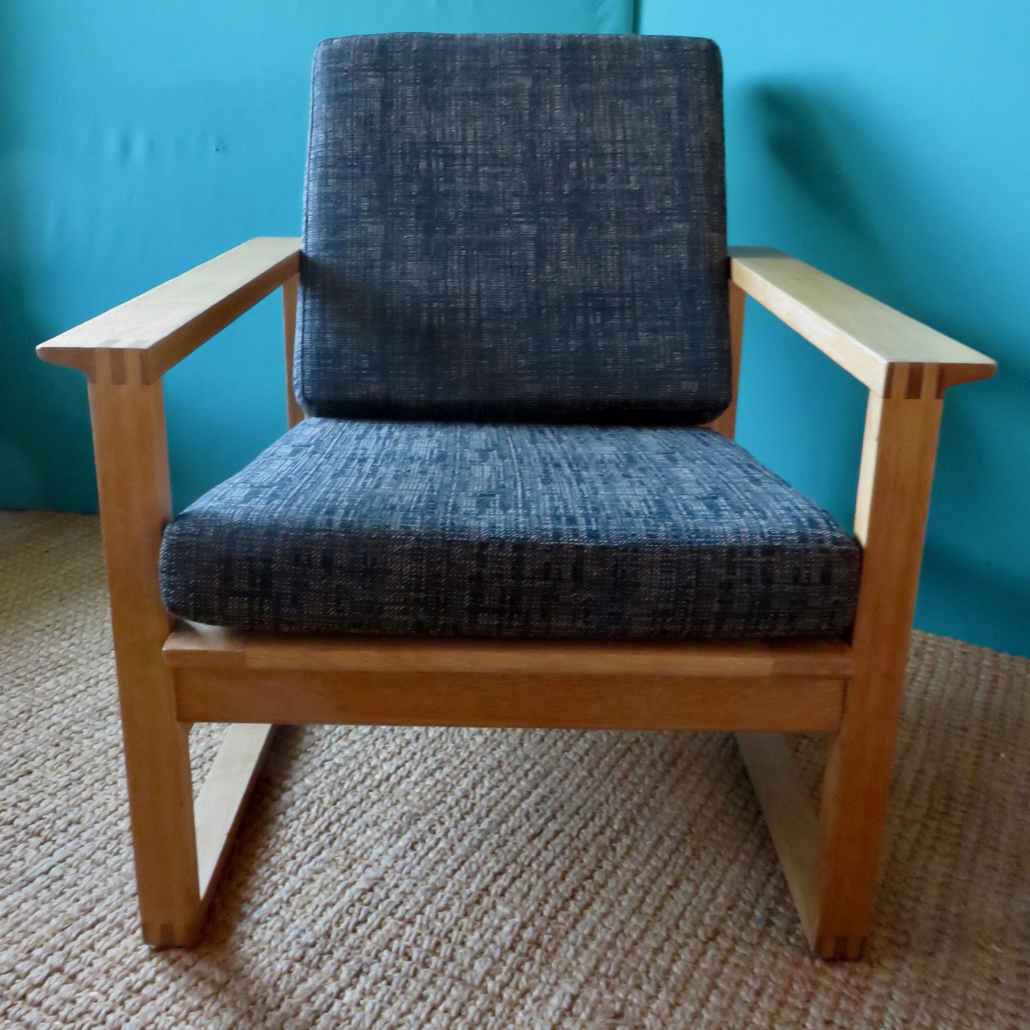 Fauteuil par Borge Mogensen, Danemark 1965