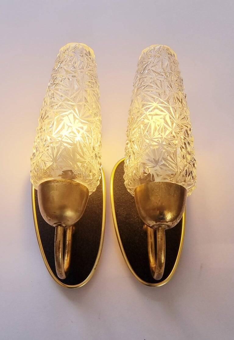 Pair of Rare Midcentury Wall Lamps, Germany, 1960s