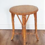Tabouret en rotin