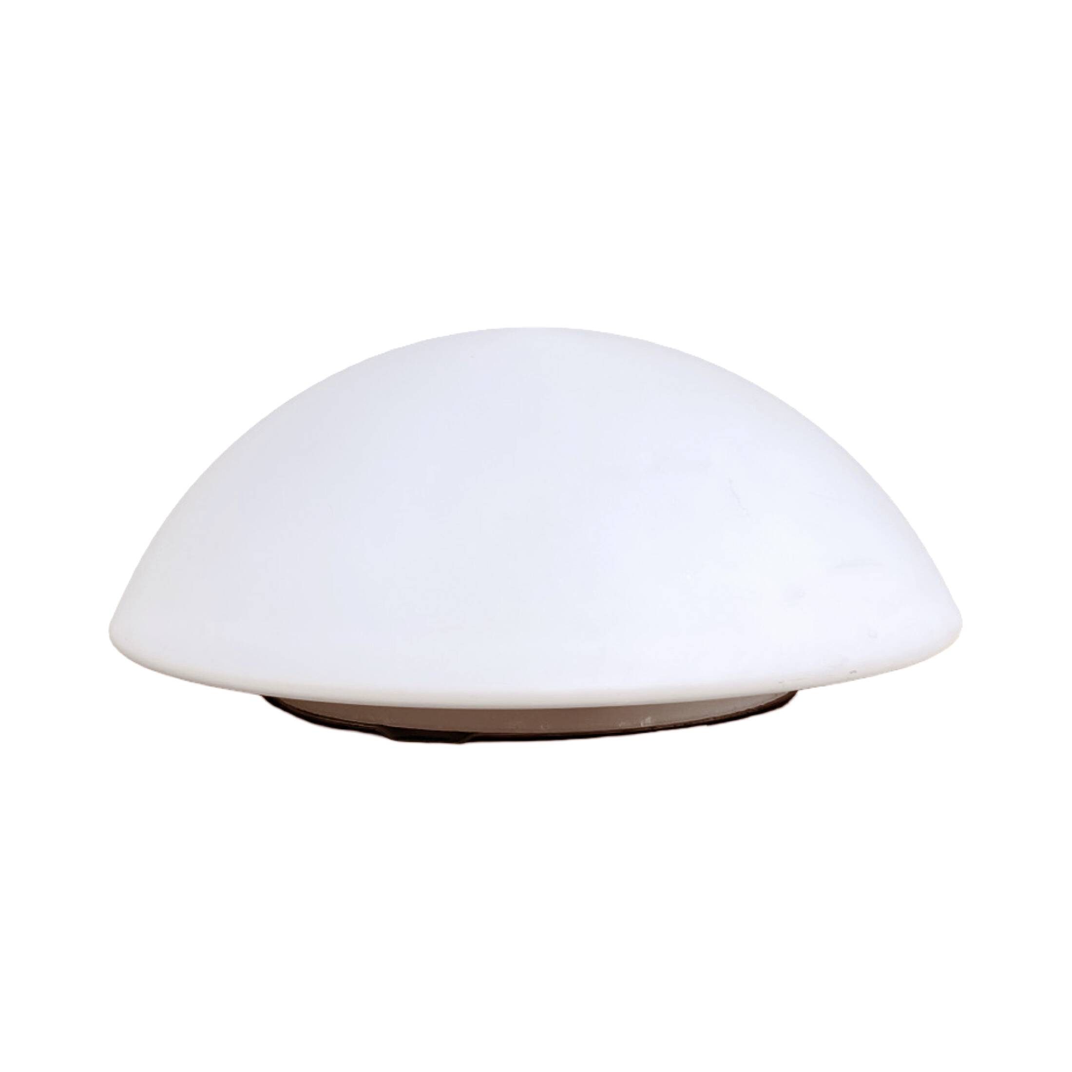 White spherical ceiling lamp HP Leuchten, Germany 1970s