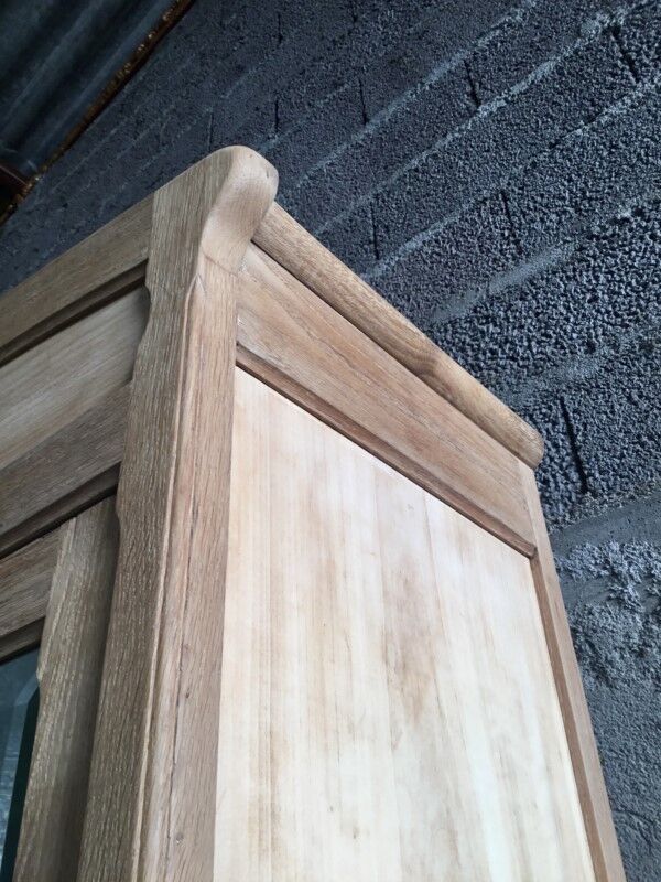 Raw wood hotel cabinet