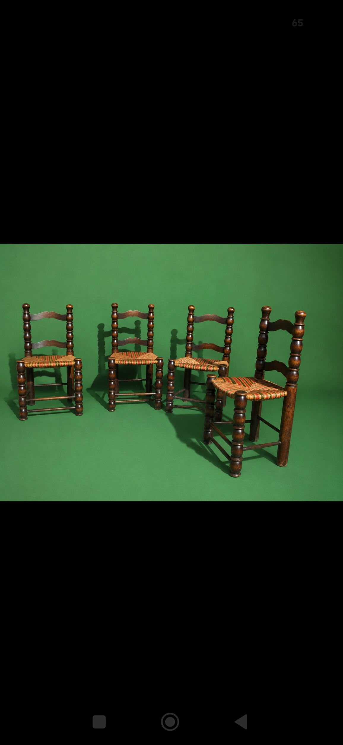 4 chaises dudouyt