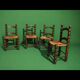 4 chaises dudouyt