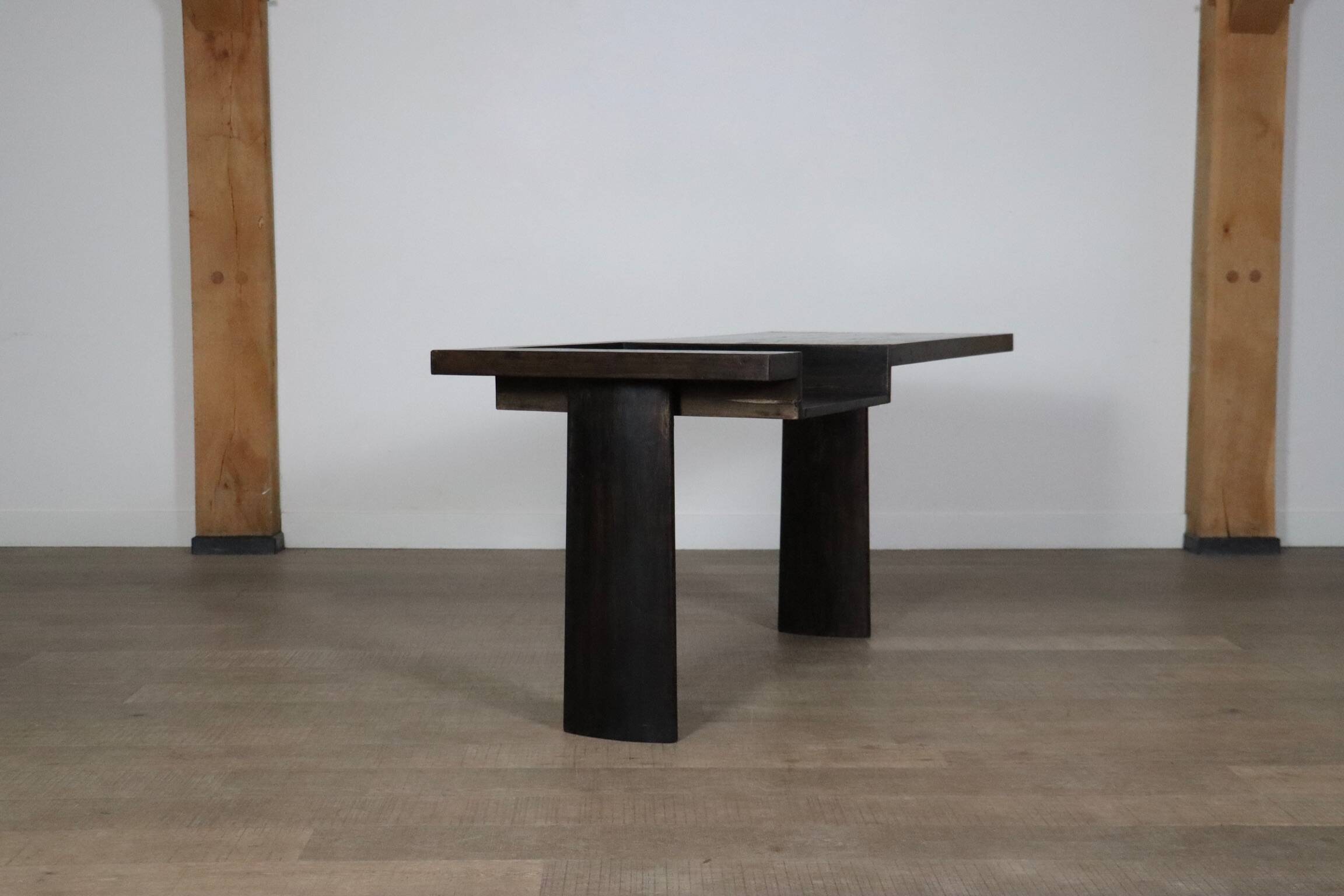 Le Corbusier and Balkrishna Doshi LC/BD-01-A Ahmedabad Console Desk, 1960s