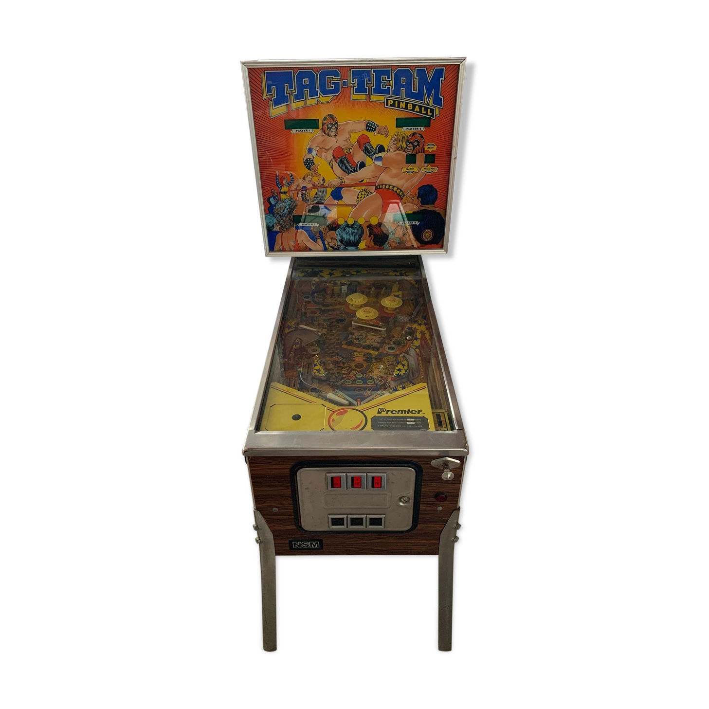 Rare pinball machine from the german brand gottlieb from the 1980s