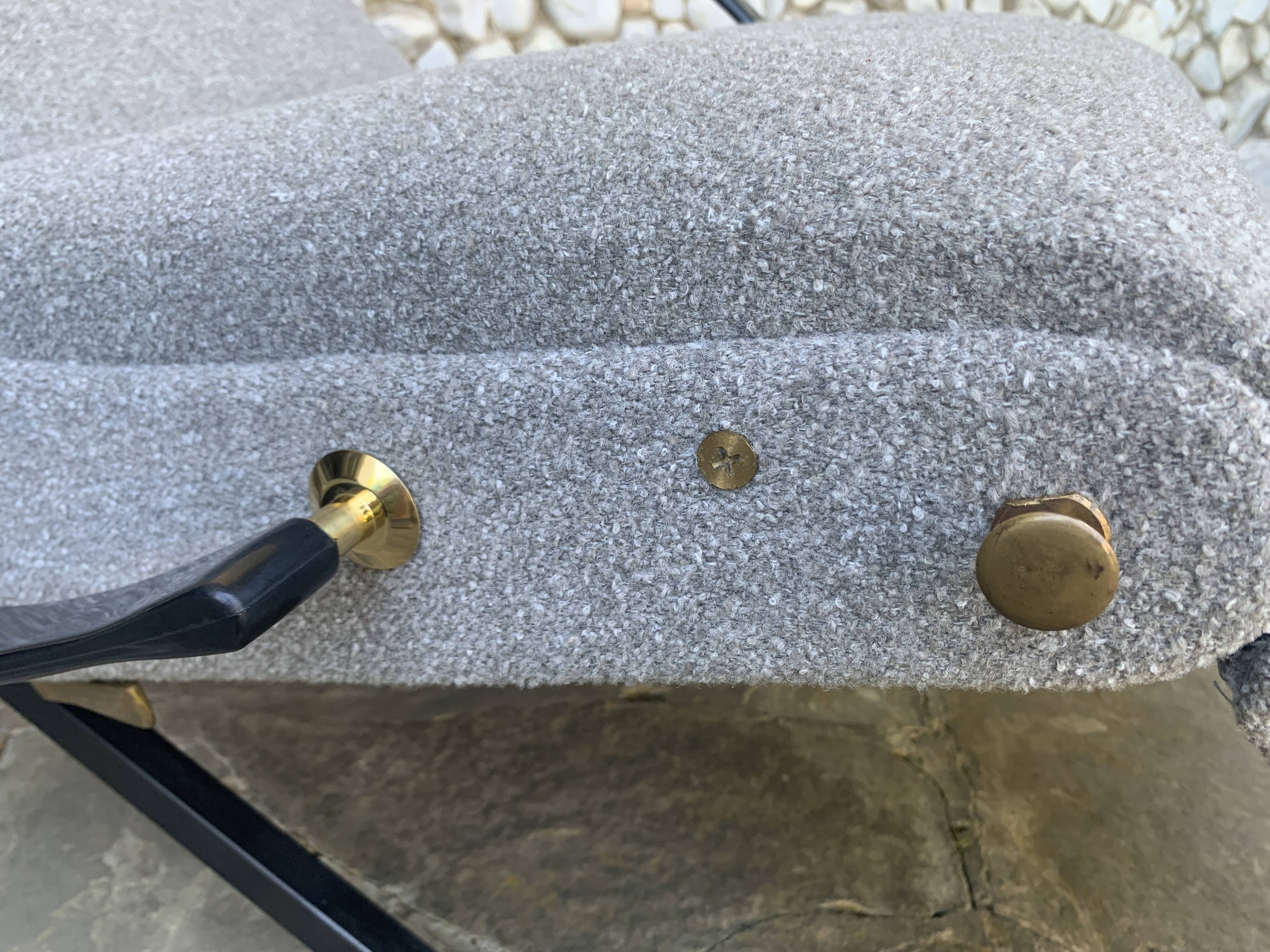 P40 armchair by Osvaldo Borsani for Tecno, Italy 1950s, reupholstered