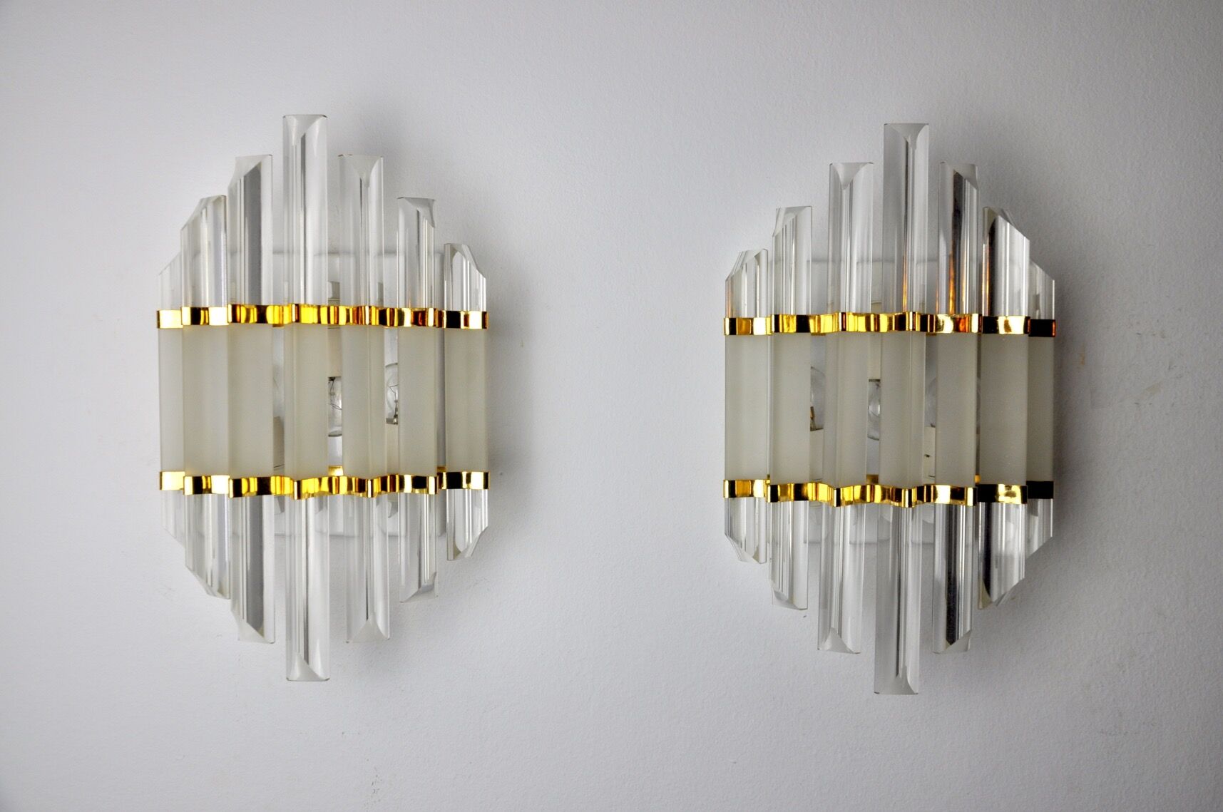 Pair of sconces, Italy, 1970