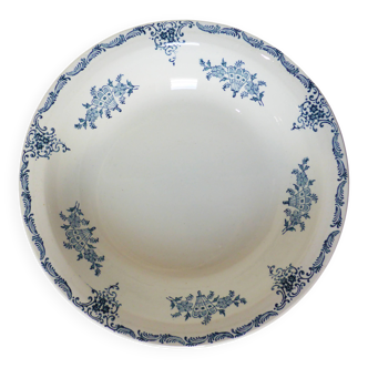 Plat rond creux en terre de fer de St Amand 220570