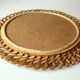 Wicker wall mirror - Vintage